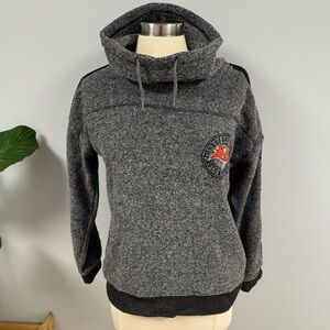 NWT Tampa Bay Buccaneers Funnel Neck Pullover Sweatshirt Womens S NFL Apparel